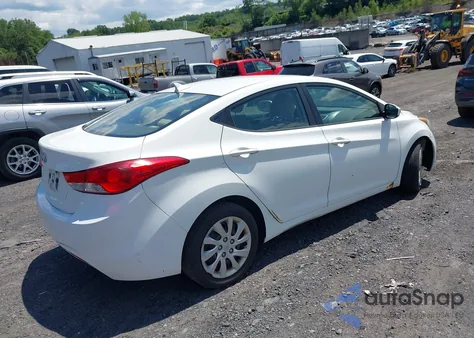 2011 Hyundai Elantra Gls из США, поврежденный, VIN 5NPDH4AE8BH024211